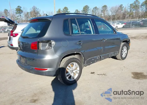 2016 Volkswagen Tiguan S from USA, damaged, VIN WVGAV7AX4GW612442